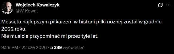 Kowal zdradza, kiedy Leo Messi stał się NAJLEPSZYM PIŁKARZEM w historii! :D